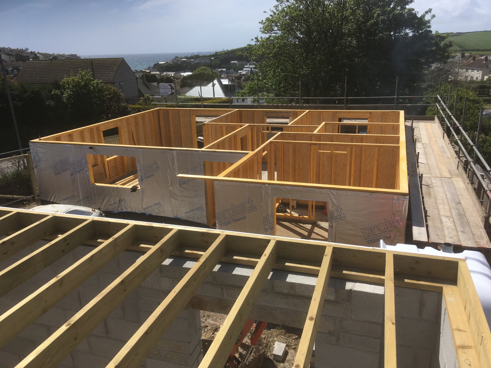 New build bungalow, Porthleven Cornwall