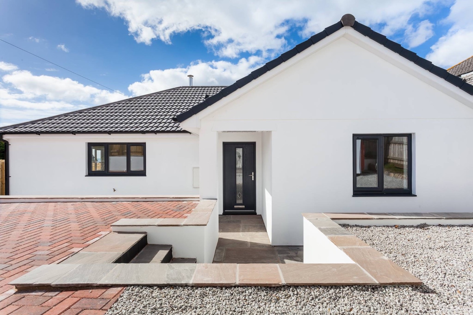 New build bungalow, Porthleven Cornwall