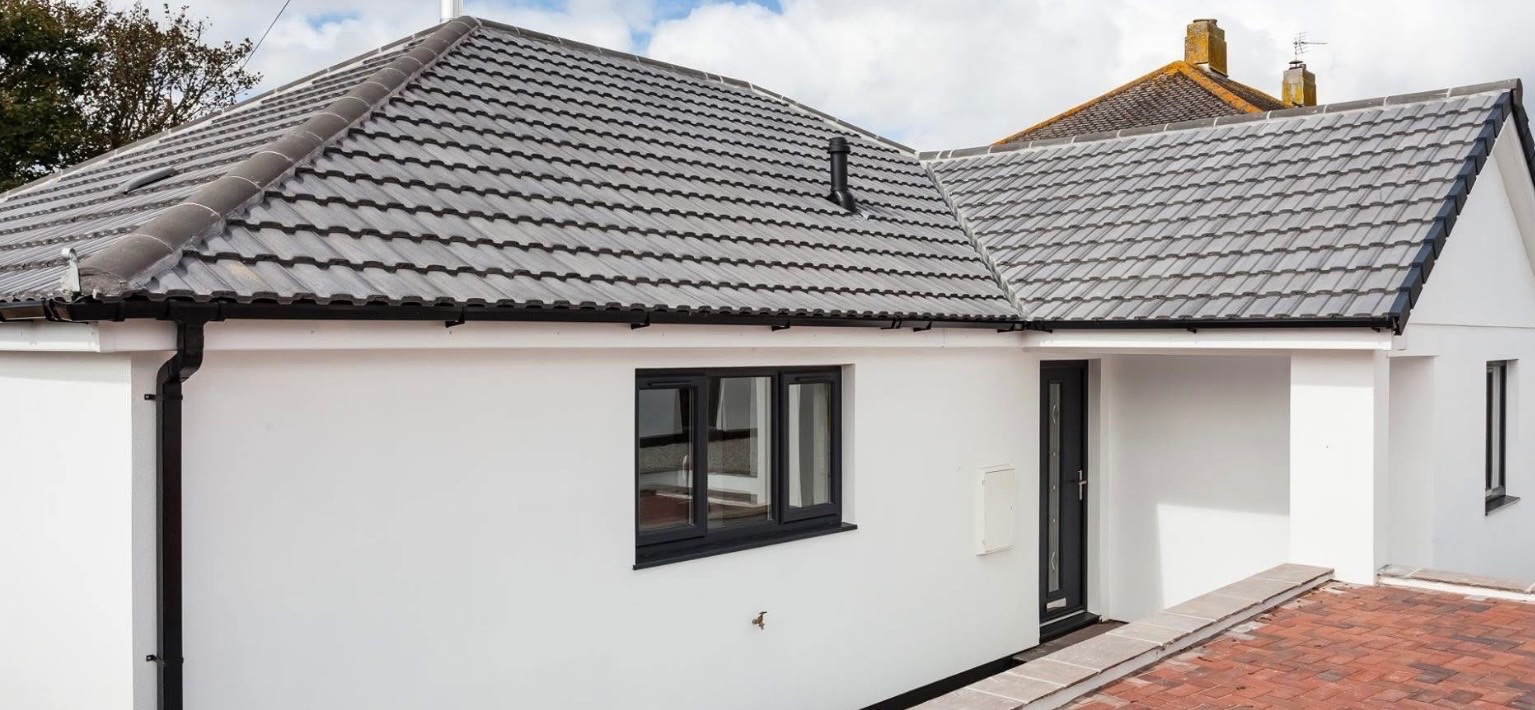 New build bungalow, Porthleven Cornwall