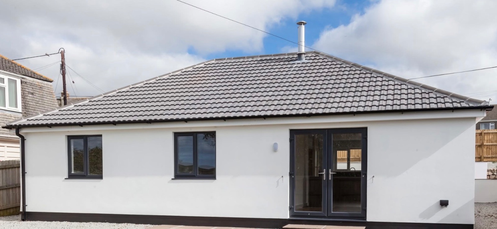 New build bungalow, Porthleven Cornwall